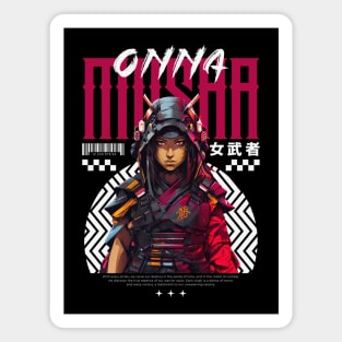 Onna Musha Anime Girl Samurai Magnet